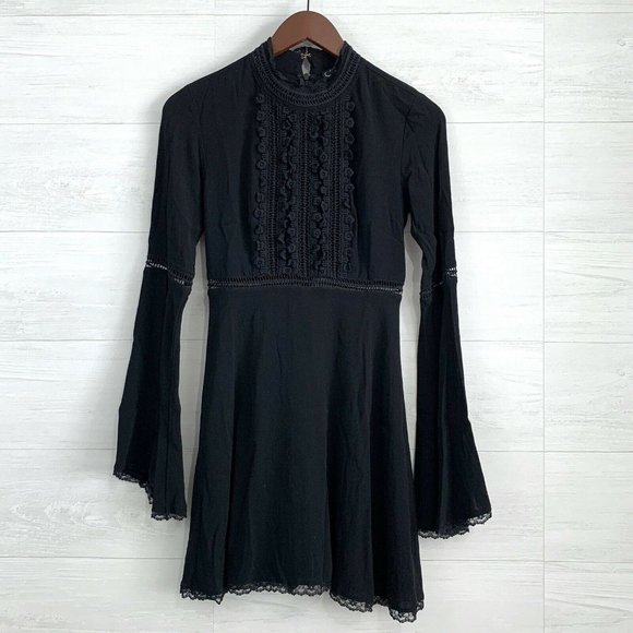 For Love & Lemons Willow Bell Slv Cutout Dress - Picture 3 of 8